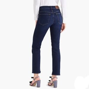 JCREW Dark Wash Flare Crop Jeans